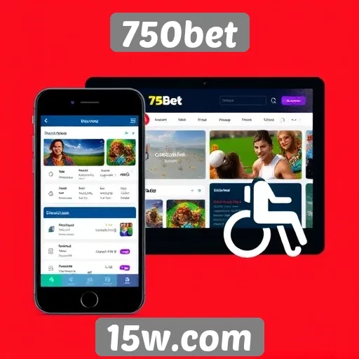 Teste da mobilidade e acessibilidade do site 750bet